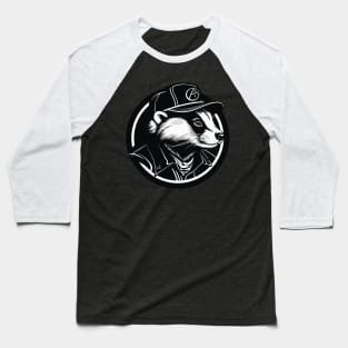 Animal Liberation Front Vegan Badger Baseball T-Shirt